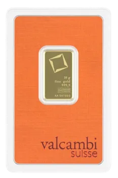 10 гр. Златно кюлче Valcambi