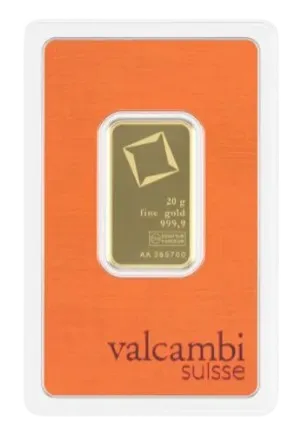 20 гр. Златно кюлче Valcambi